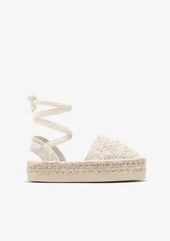 New Alpargatas Crochet Blanco B&W Alpargatas|Alpargatas