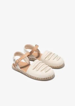 Shop Alpargatas Hebilla Tiras Beige Alpargatas|Zapatos De Ceremonia