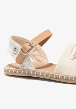 Shop Alpargatas Hebilla Tiras Beige Alpargatas|Zapatos De Ceremonia