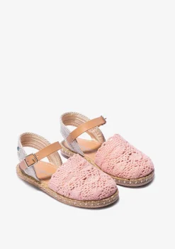 Outlet Alpargatas Macramé Rosa Alpargatas|Zapatos De Ceremonia