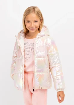 Discount Anorak De Niña Iridiscente Rosa Chaquetas