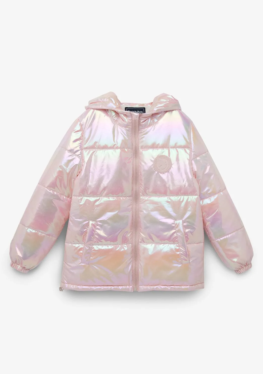 Discount Anorak De Niña Iridiscente Rosa Chaquetas
