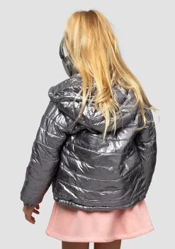 Flash Sale Anorak De Niña Plomo Chaquetas