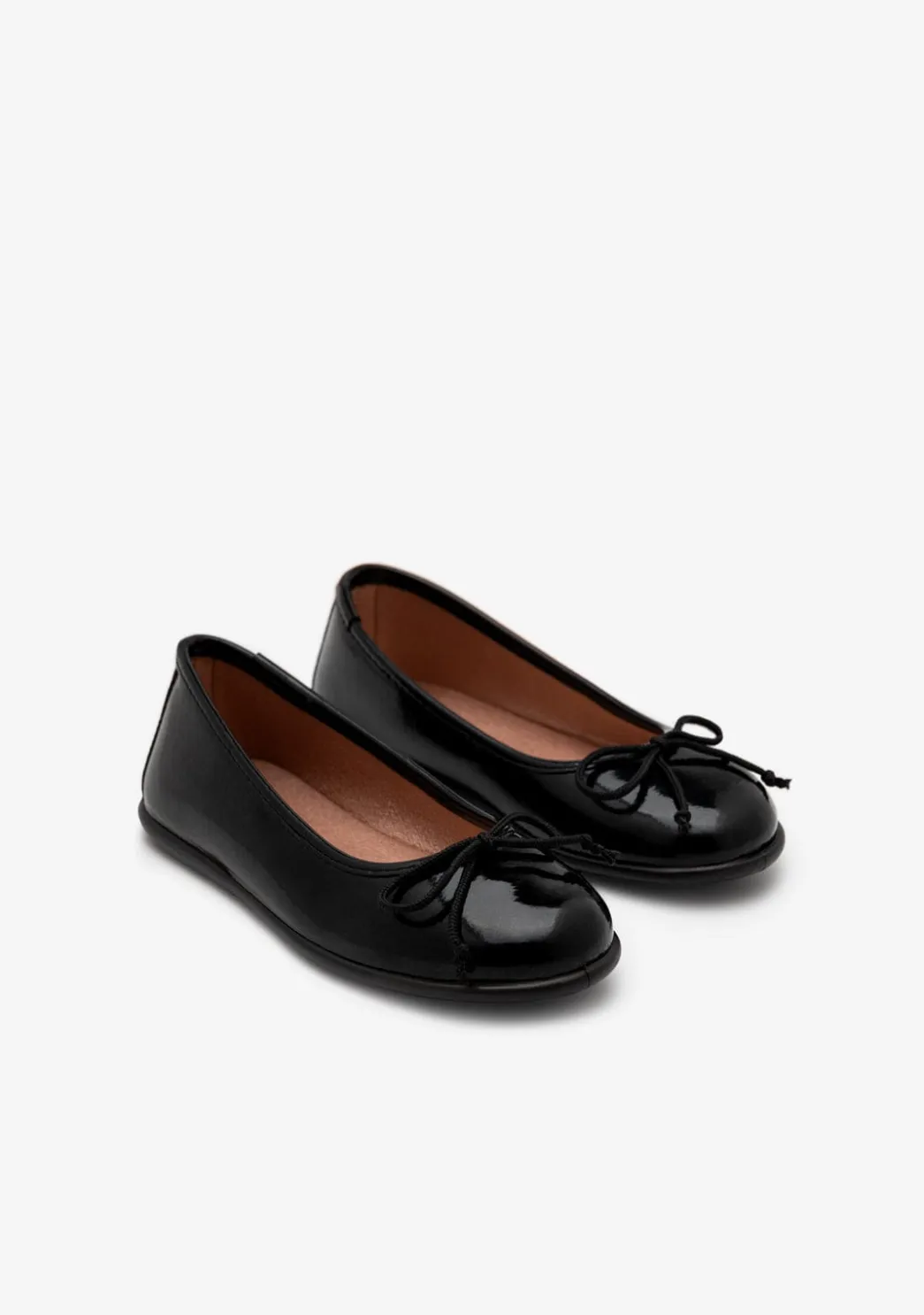 Online Bailarinas Charol Negro B&W Zapatos|Bailarinas