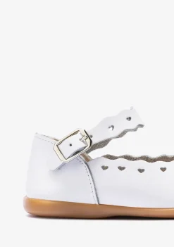 Store Bailarinas De Bebé Hebilla Blanco Bailarinas|Zapatos De Ceremonia