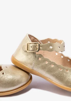 Online Bailarinas De Bebé Hebilla Platino Bailarinas|Zapatos De Ceremonia