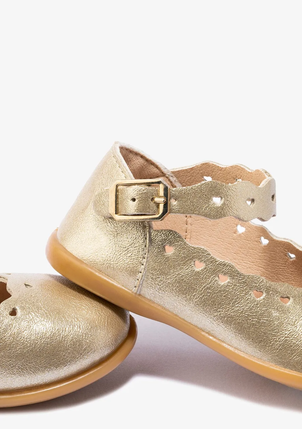 Online Bailarinas De Bebé Hebilla Platino Bailarinas|Zapatos De Ceremonia