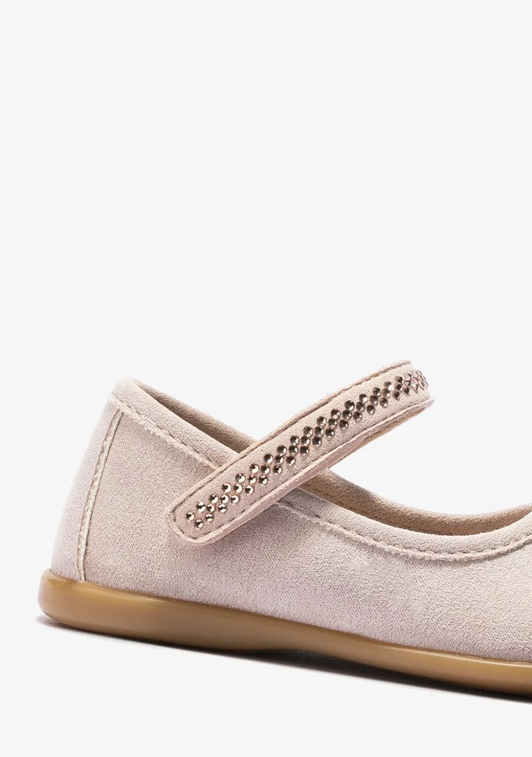 Cheap Bailarinas De Bebé Tira Adherente Rosa Bailarinas|Zapatos De Ceremonia