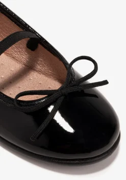 Cheap Bailarinas De Niña Charol Negro B&W Zapatos|Zapatos De Ceremonia