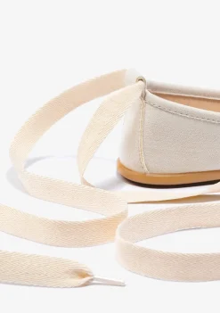 Online Bailarinas De Niña Con Lazo Beige B&W Zapatos|Zapatos De Ceremonia