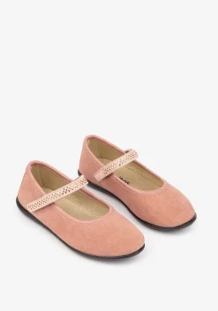 Best Sale Bailarinas De Niña Pedrería Rosa Bailarinas