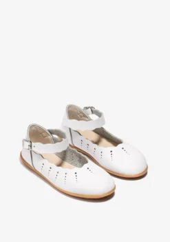 Cheap Bailarinas Ondas Hebilla Blanco Zapatos De Ceremonia|Bailarinas