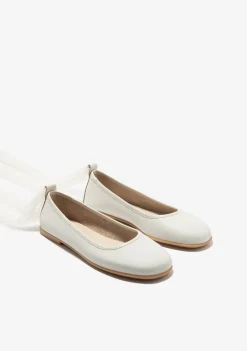 Cheap Bailarinas Tira Beige B&W Zapatos|Zapatos De Ceremonia