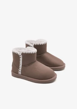 Outlet Botas Australianas Bajas Bordado Taupe Botas Australianas|Botas Australianas