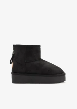 Cheap Botas Australianas Cremallera Negro B&W Botas Australianas|Botas Australianas