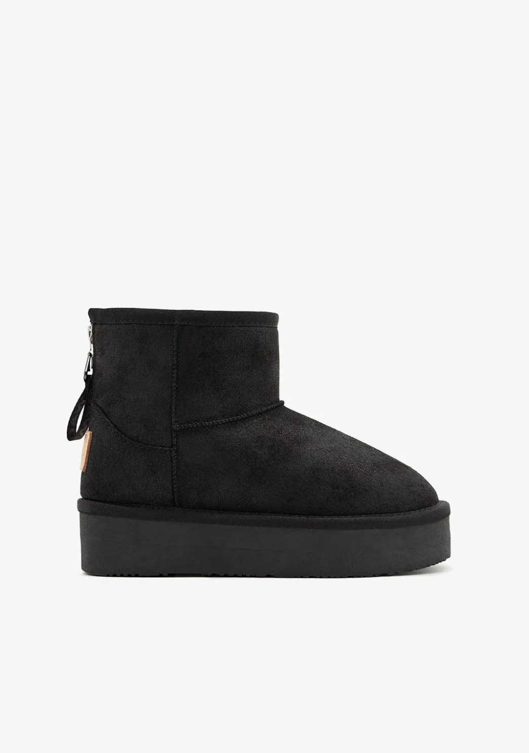 Cheap Botas Australianas Cremallera Negro B&W Botas Australianas|Botas Australianas