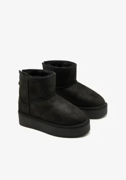 Cheap Botas Australianas Cremallera Negro B&W Botas Australianas|Botas Australianas