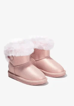 Store Botas Australianas De Niña Strass Rosa B&W Botas Australianas|Botas Australianas