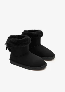 Cheap Botas Australianas Lazo Pelo Water Repellent Negro B&W Botas Australianas|Botas Australianas