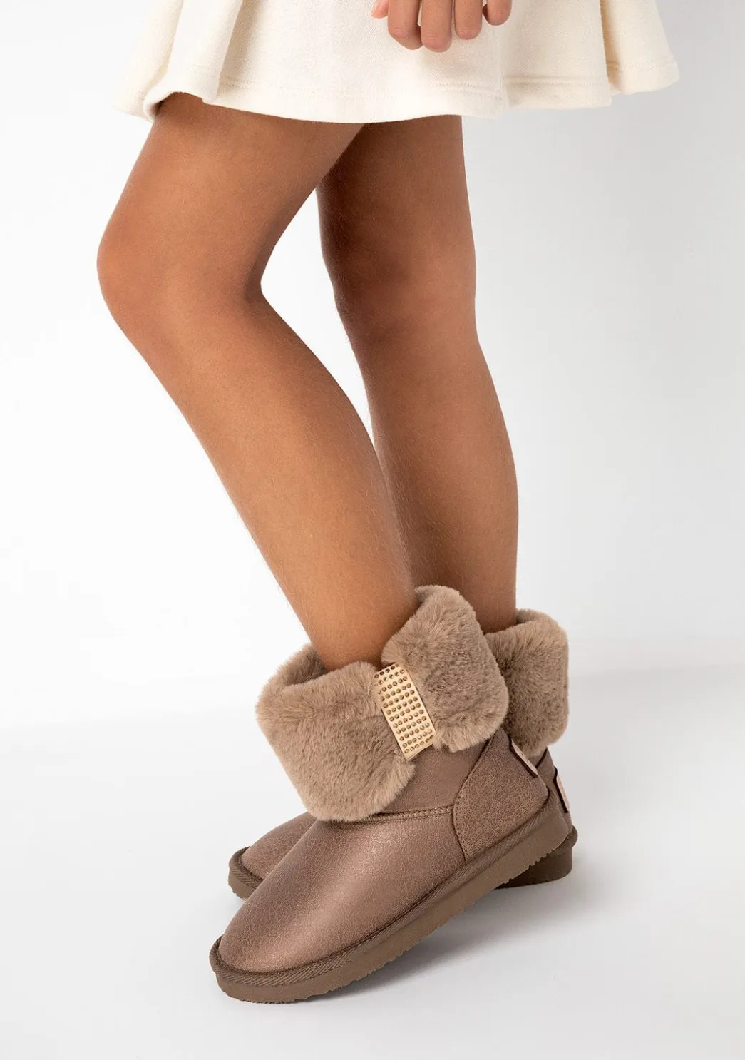 Outlet Botas Australianas Strass Pelo Bronce B&W Botas Australianas|Botas Australianas