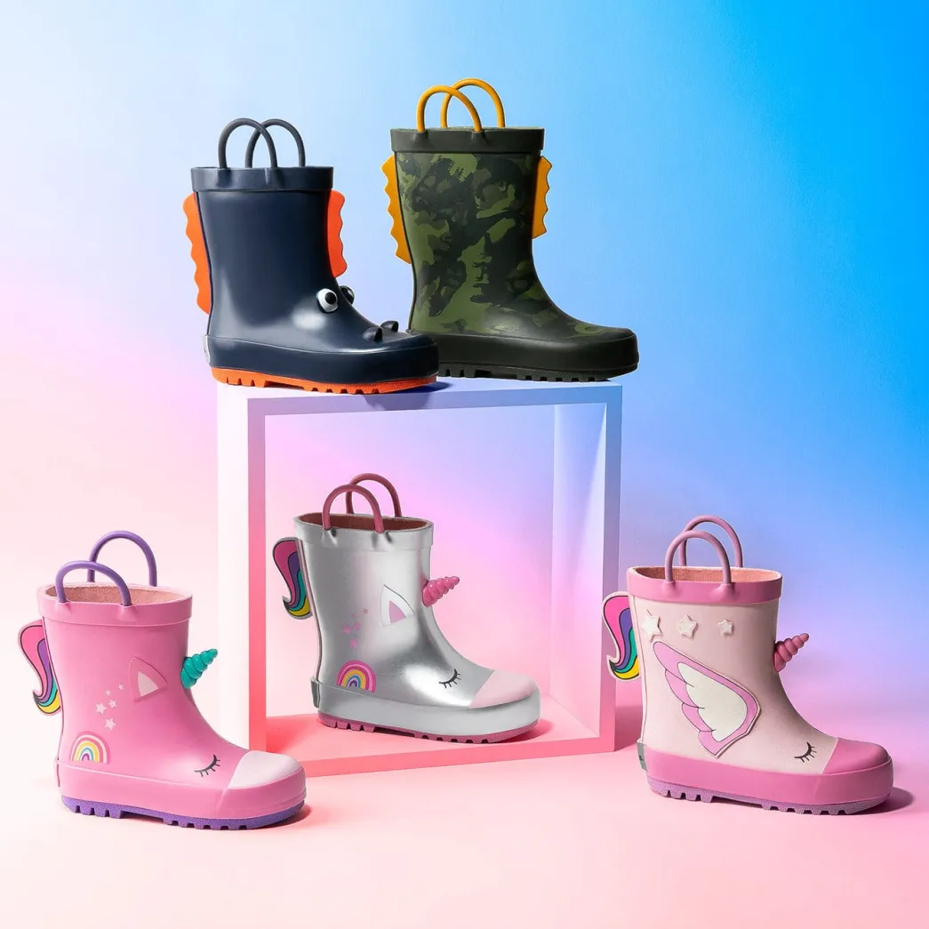 Sale Botas De Agua Dinosaurio Goma Marino Botas|Botas De Agua
