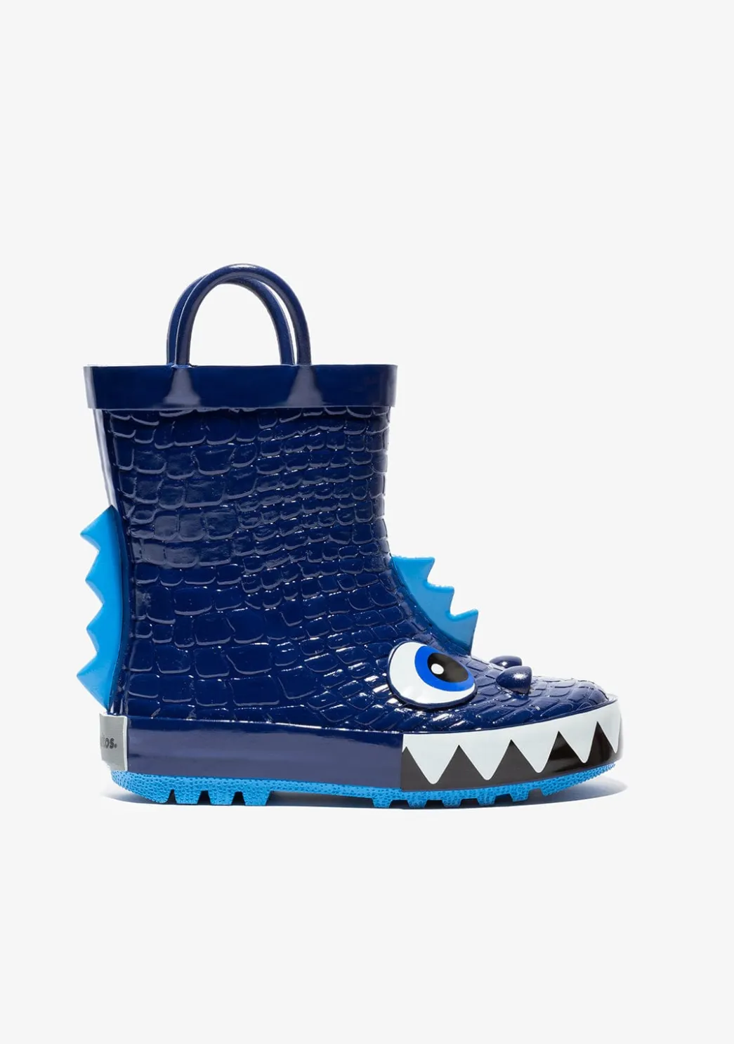 New Botas De Agua Dinosaurios Azul De Goma Botas De Agua|Botas De Agua