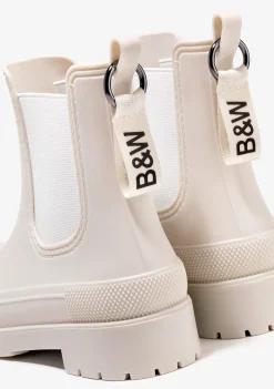 Outlet Botas De Agua Unisex Beige B&W Botas|Botas De Agua