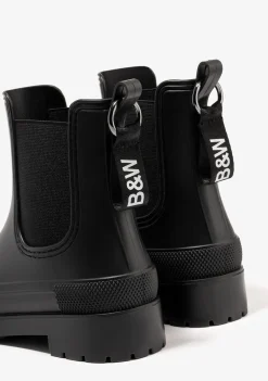 Store Botas De Agua Unisex Negro B&W Botas|Botas De Agua