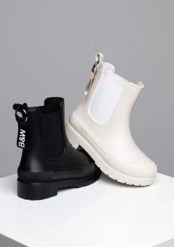 Store Botas De Agua Unisex Negro B&W Botas|Botas De Agua
