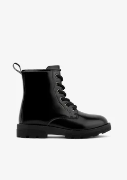 Online Botas De Niña Militares Negro B&W Botas|Botas