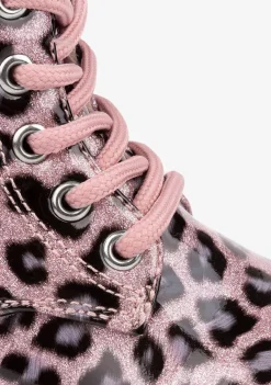 Hot Botas Militares De Bebé Leopardo Rosa Botas|Botas
