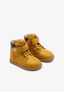Store Botas Montaña Respetuosas Mostaza Botas|Primeros Pasos - Respetuoso