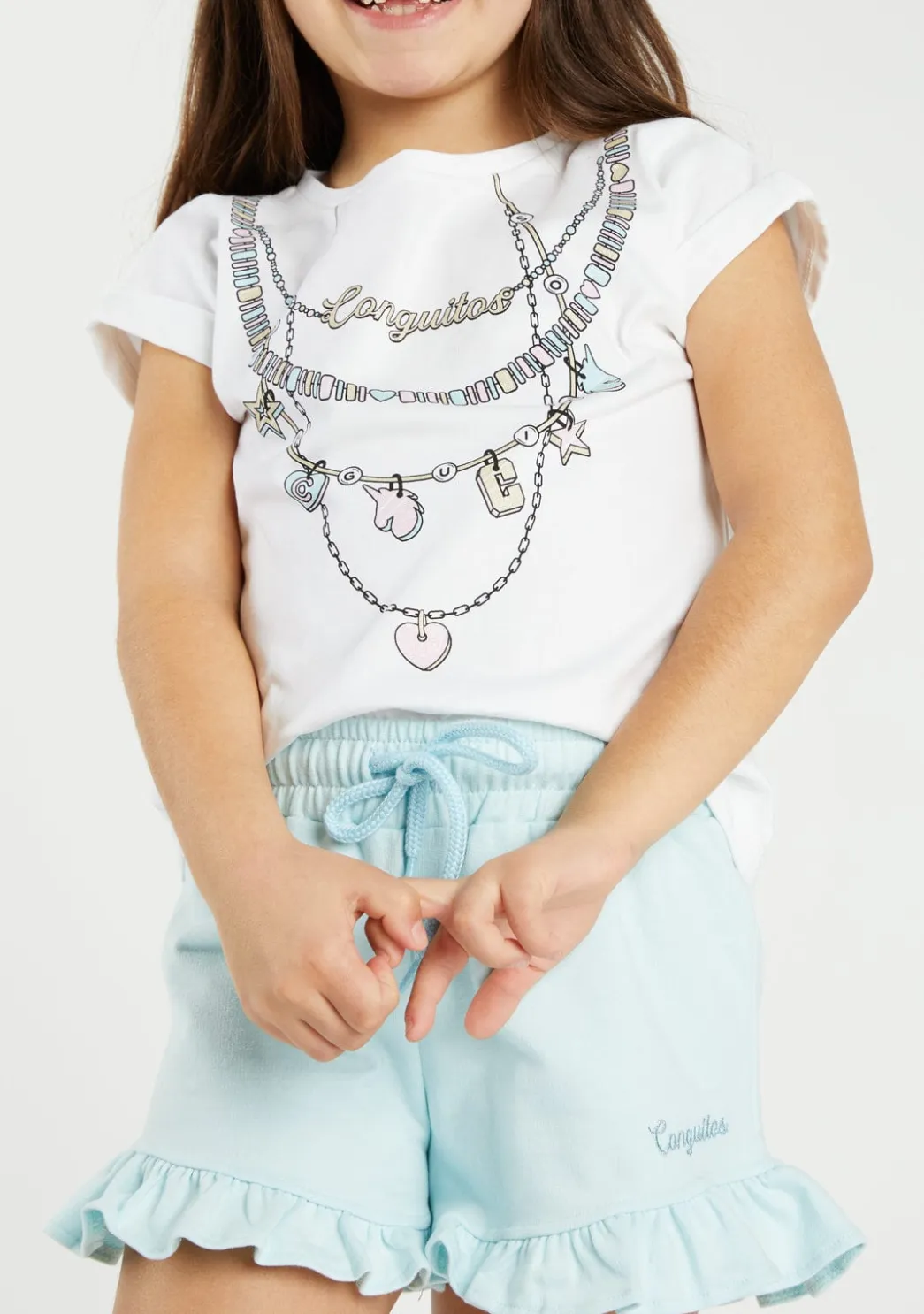 Shop Camiseta Collares Blanco Camisetas