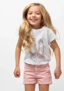 Store Camiseta De Niña Bailarinas Rosa Camisetas