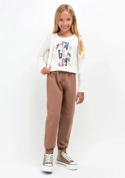 Flash Sale Camiseta De Niña Blanco Camisetas|Camisetas Manga Larga