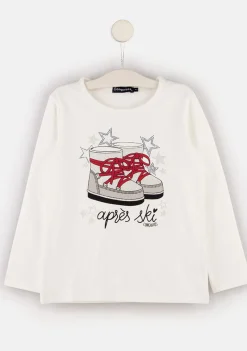 Discount Camiseta Niña Botas Australianas Camisetas|Camisetas Manga Larga
