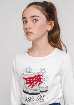 Discount Camiseta Niña Botas Australianas Camisetas|Camisetas Manga Larga