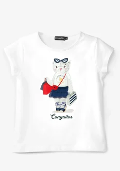 Outlet Camiseta Oso Blanco Camisetas
