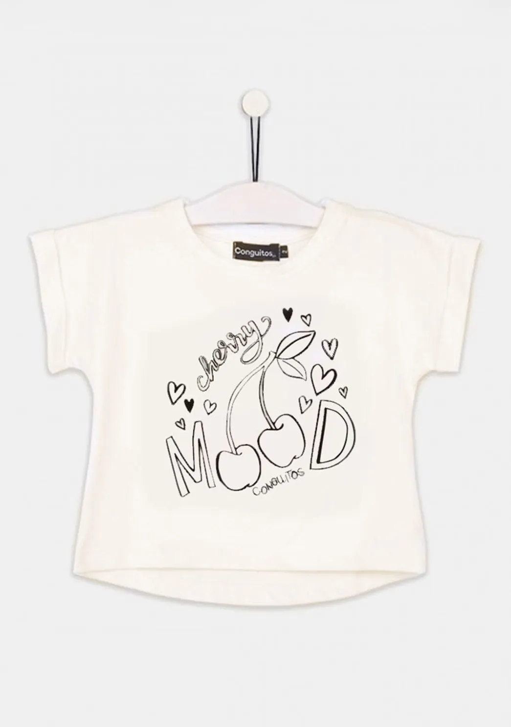 Sale Camiseta Solar De Niña Cerezas Camisetas