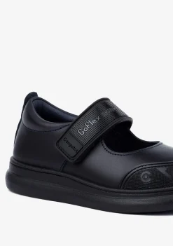 Best Sale Colegiales De Niña GoFlex Piel Lavable Azul Marino Colegiales