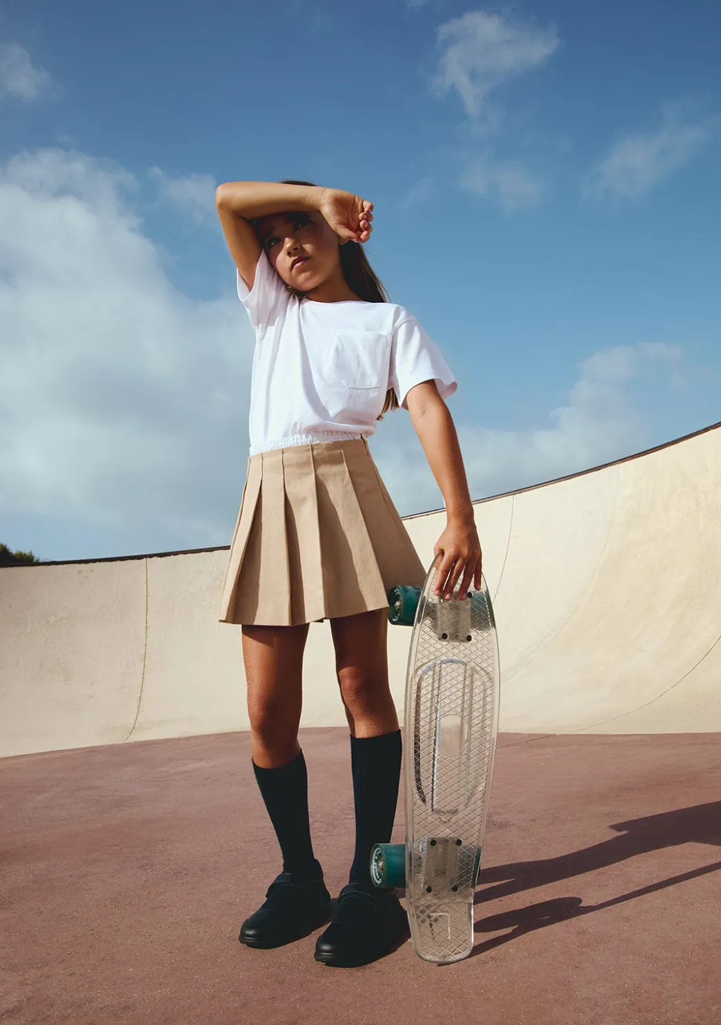 Hot Colegiales De Niña Indestructibles Flor Marino Colegiales