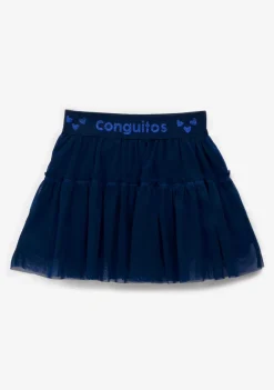 Flash Sale Falda De Niña Tul Marino Faldas