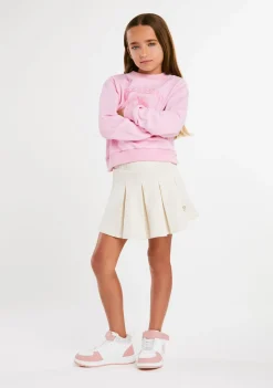 Cheap Falda Felpa Beige Faldas