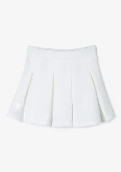 Online Falda Niña Plisada Blanco Faldas