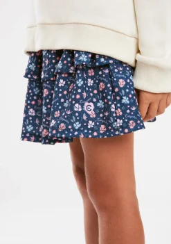 Store Falda Volantes Flores Marino Faldas