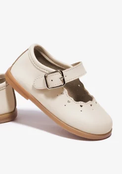 Best Sale Merceditas De Bebé Hebilla Beige Bailarinas|Zapatos De Ceremonia