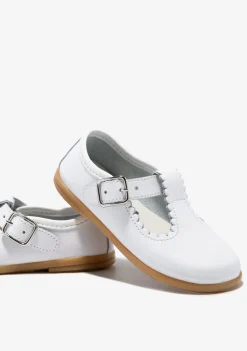 Sale Merceditas De Bebé Hebilla Blanco Bailarinas|Zapatos De Ceremonia
