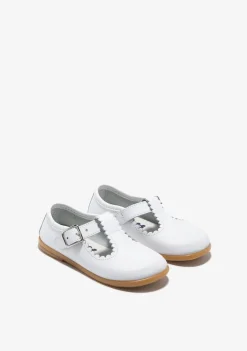 Sale Merceditas De Bebé Hebilla Blanco Bailarinas|Zapatos De Ceremonia