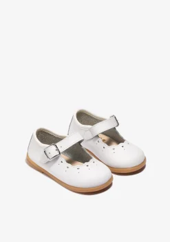 Cheap Merceditas De Bebé Hebilla Blanco Bailarinas|Zapatos De Ceremonia