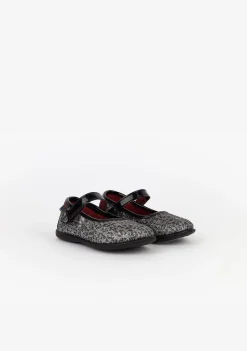 Discount Merceditas De Bebé Leopardo Glitter Bailarinas